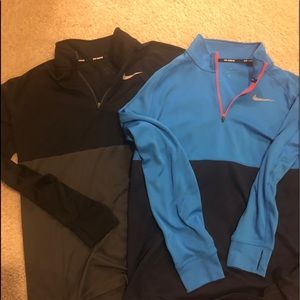 Nike half zips